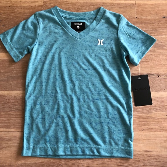 Hurley Other - Boys blue Hurley v neck Tshirt size 4T NWT